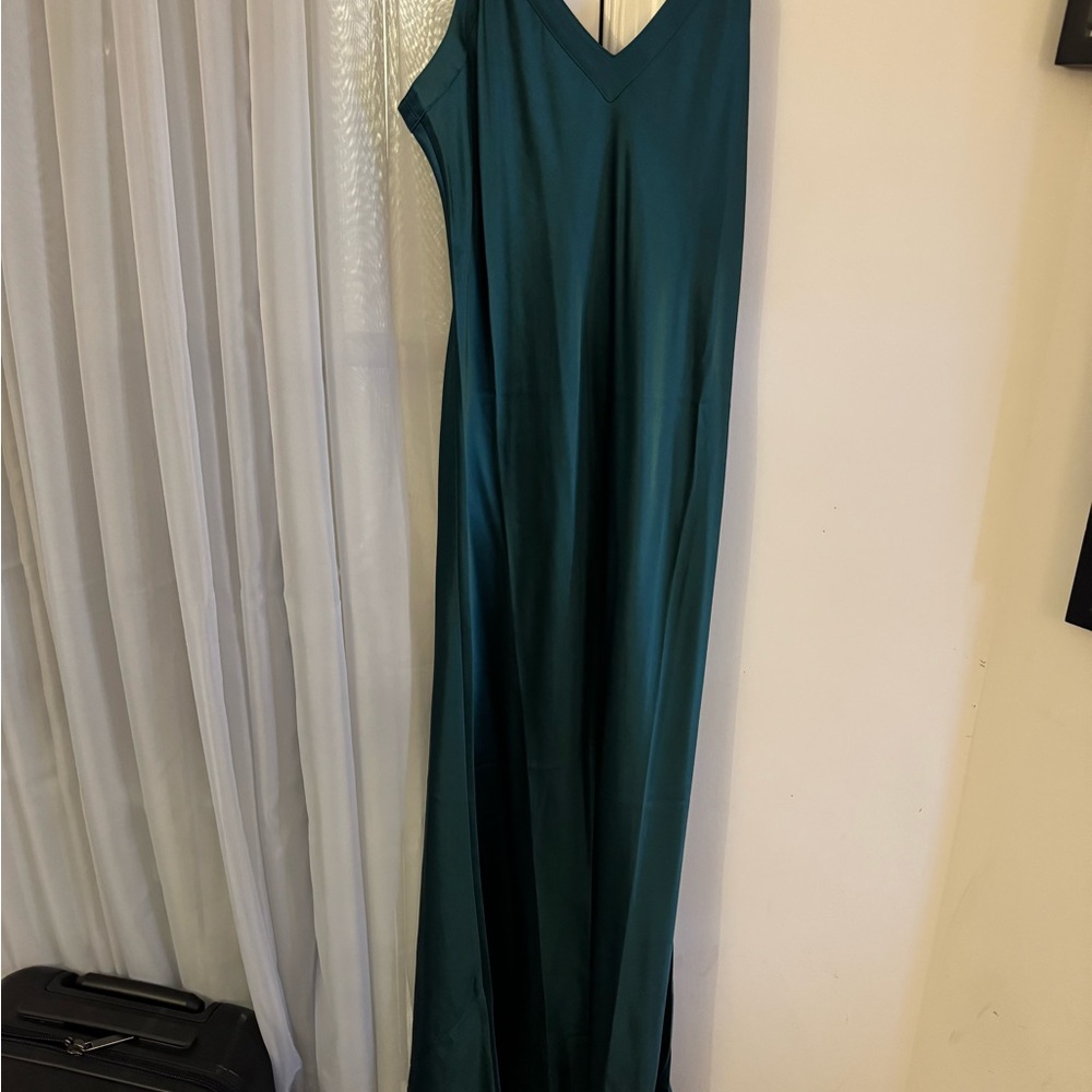 Ginia Teal Maxi Dress